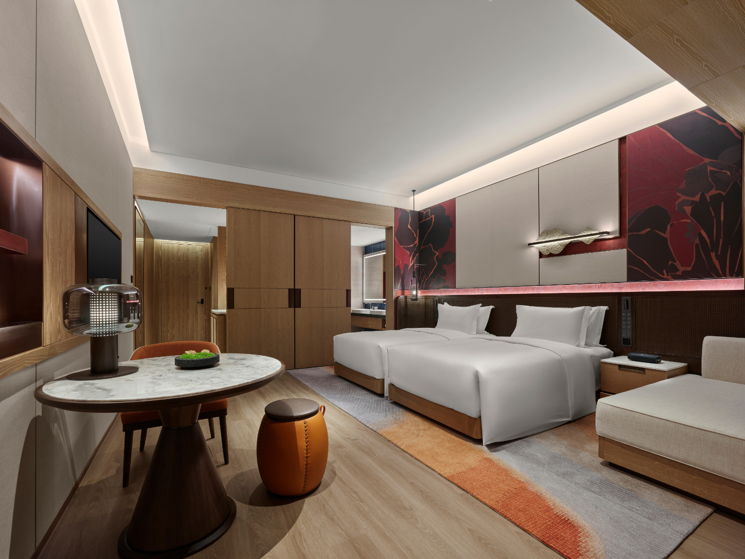Xihe Onsen Twin Room